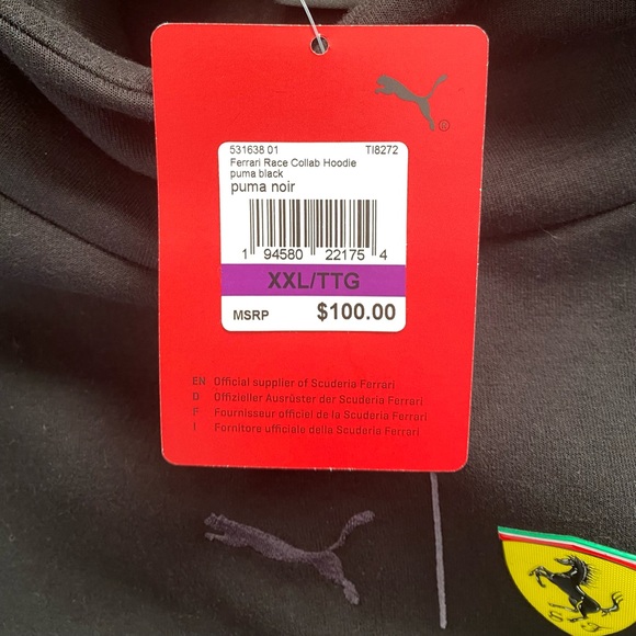 Ferrari men’s Pullover hoodie - Picture 5 of 9